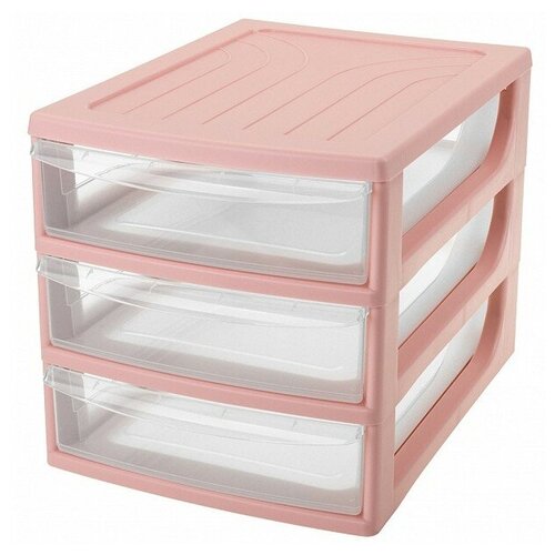 Бытпласт Органайзер 3-х секционный, формат А4, цвет микс