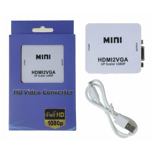 Переходник HDMI/VGA видео конвертер конвертер переходник hdmi vga видеосигнала