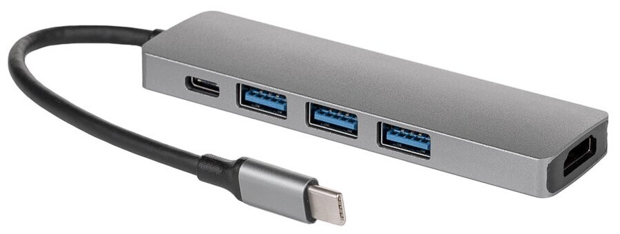 Хаб Palmexx USB-C to HDMI+3*USB30+USBC /HUB-074