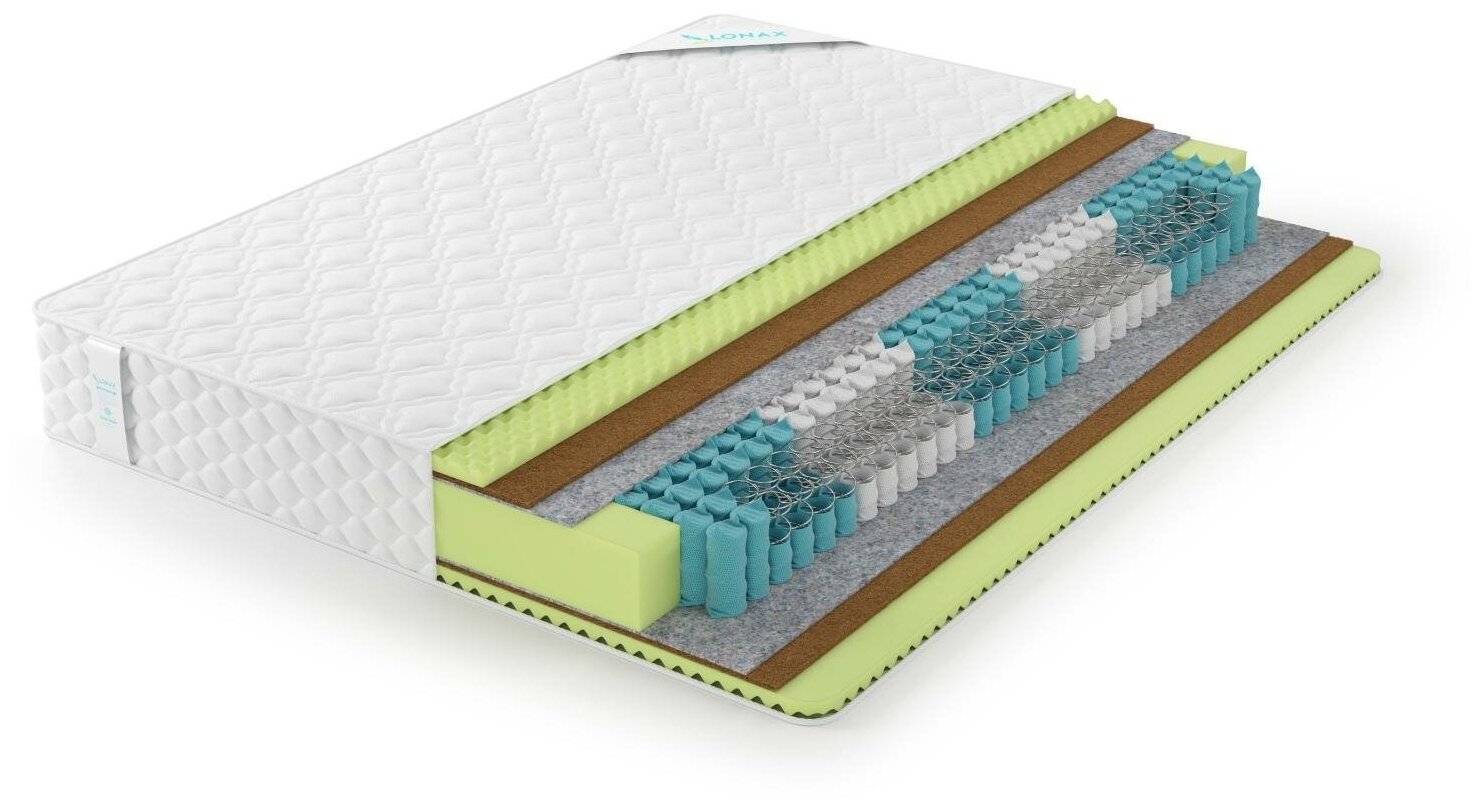 Матрас Lonax relax ппу cocos TFK 5 Zone 90x210