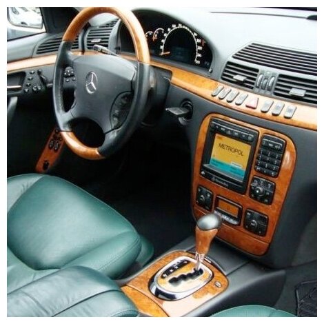 Рамка Mercedes S-Klasse (W220) 1998-2005 2din (крепеж) (Incar RMB-W220)