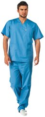 Костюм «Хирург» универсальный мужской синий. Размер:112-116. Рост:170-176