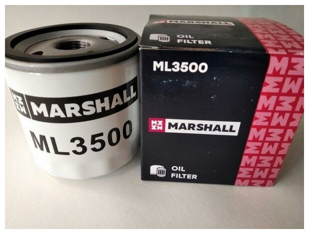 Фильтр масляный MARSHALL ML3500 для Audi A3 12- Audi Q3 13- Skoda Octavia 13- Skoda Kodiaq 17- VW Golf 12- // кросс-номер MANN W 712/95