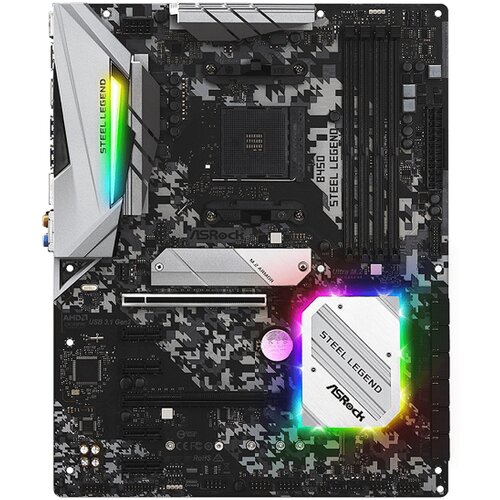 материнская плата asrock b450 steel legend Материнская плата ASRock B450 Steel Legend