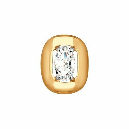Подвеска из золота со Swarovski Zirconia яхонт Ювелирный Арт. 138181