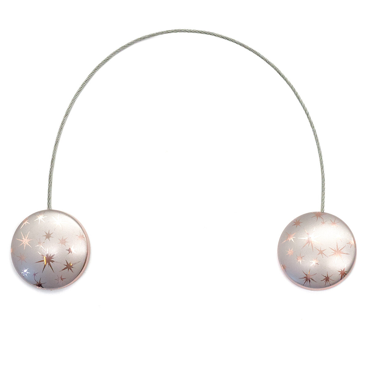 Подхват для штор магнитный, диаметр 4,5 см, длина троса 30 см, SmolTex (5Р)