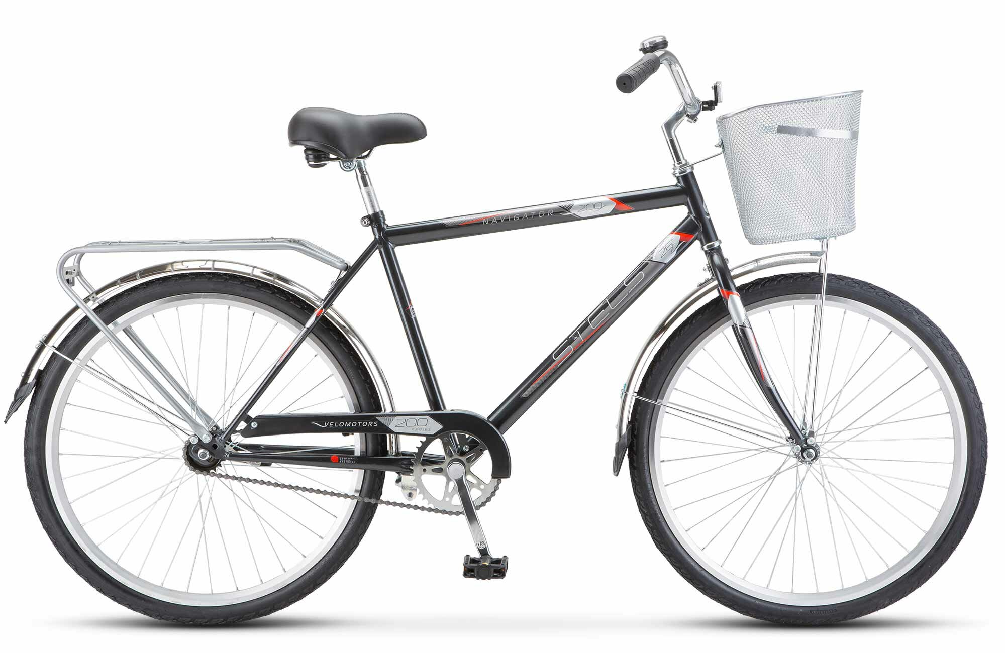 Дорожный велосипед STELS Navigator 200 С 26" Z010 Темно-серый (требует финальной сборки) 2024
