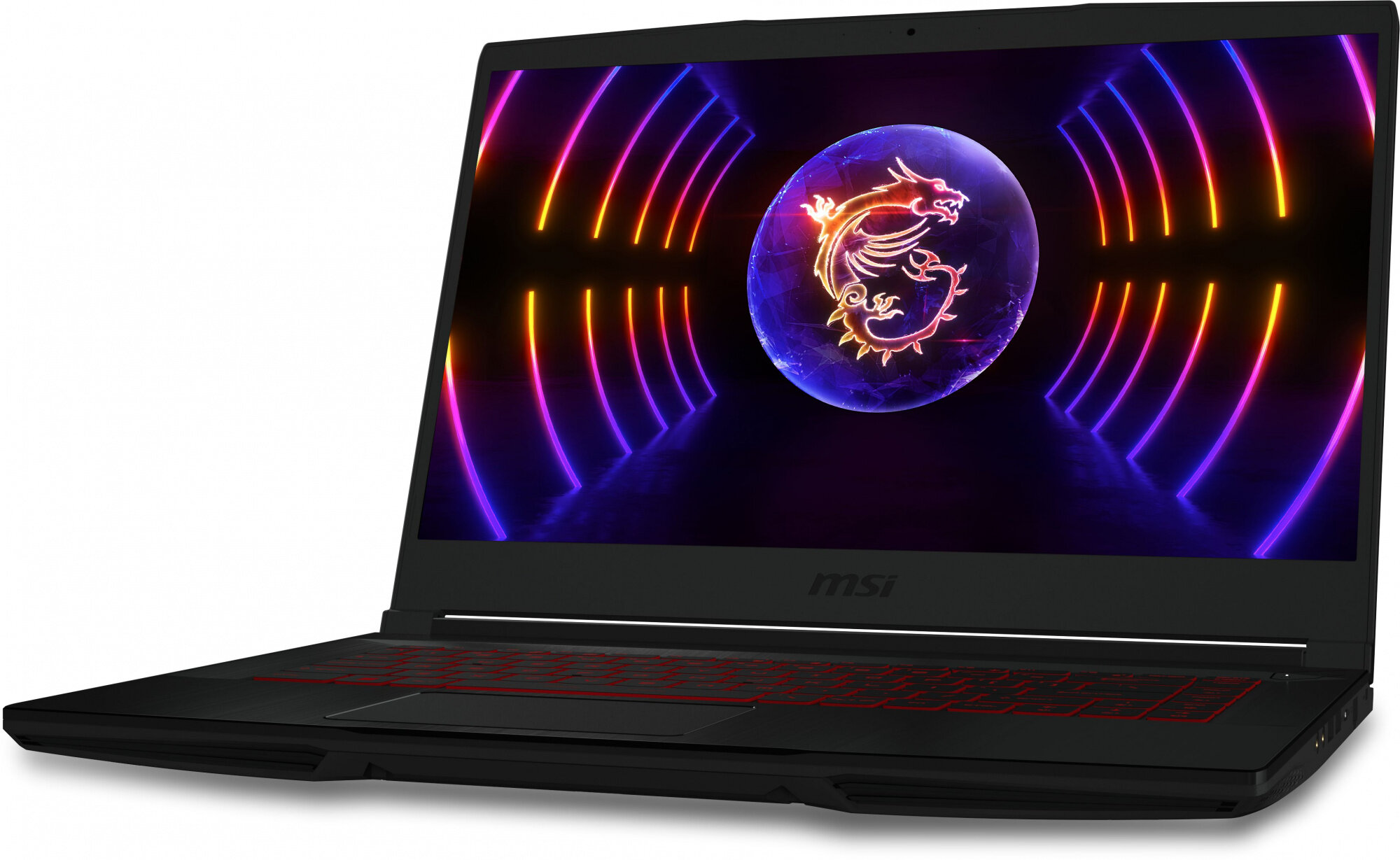 Ноутбук игровой MSI GF63 Thin 12UC-1036XRU 9S7-16R821-1036, 15.6", IPS, Intel Core i5 12450H 2ГГц, 8-ядерный, 16ГБ DDR4, 512ГБ SSD, NVIDIA GeForce RTX 3050 для ноутбуков - 4 ГБ, Free DOS, черный