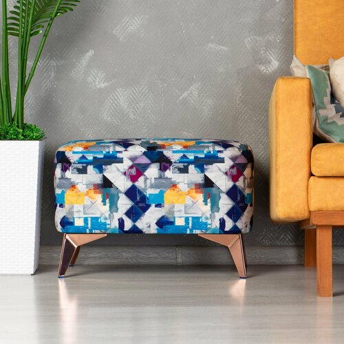 Пуфик для прихожей Монца медь