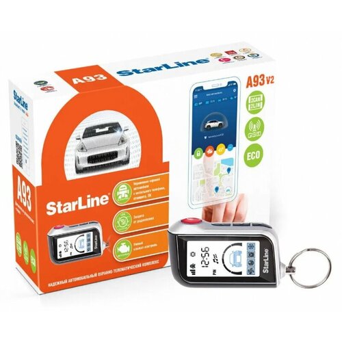 Автосигнализация StarLine А93 v2 2CAN2LIN GSM ECO 2574100₽