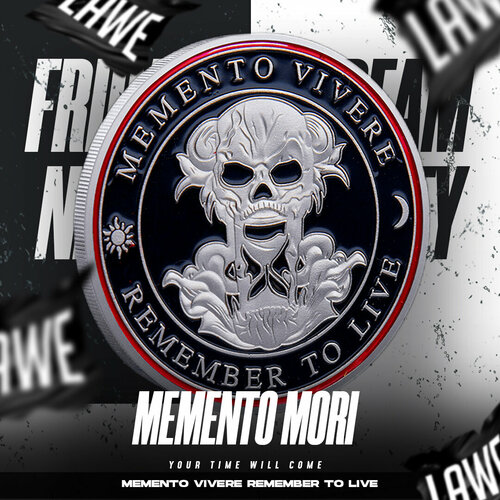 Коллекционная монета Memento Mori in Silver / Your Time Will Come