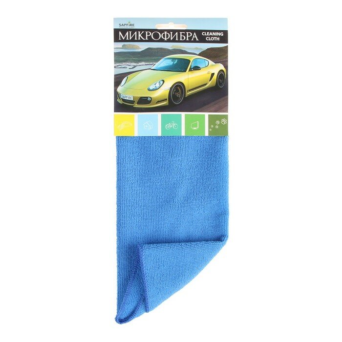 Салфетка микрофибра Cleaning Cloth, 35*40см, 100% впитывание, мягкая структура, 1 шт — фото 4