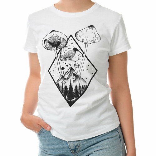 фото Футболка roly, размер s, белый