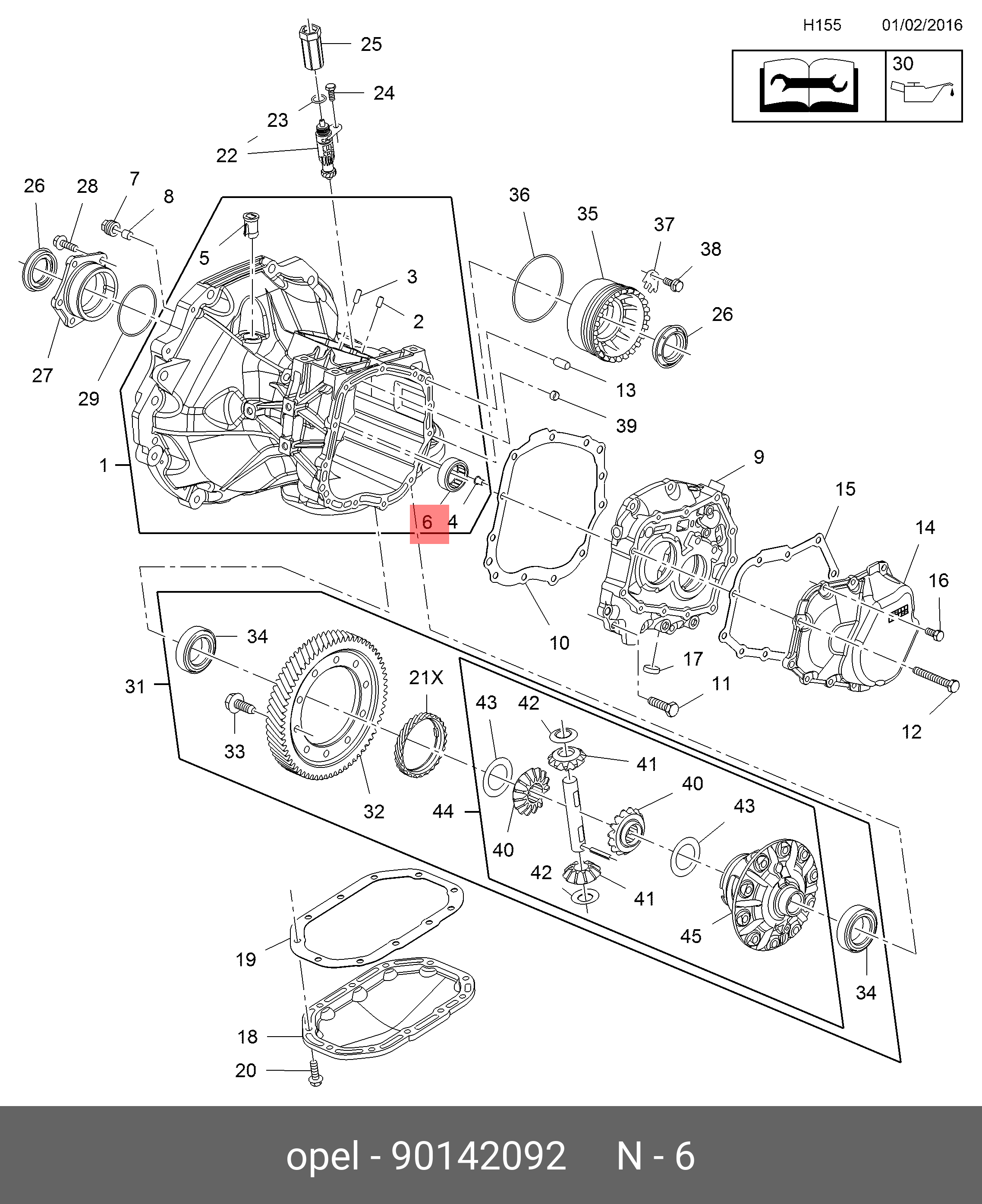 Кпп Подш. перв. вала Передний 35/47/17 90142092 GENERAL MOTORS арт. 90142092