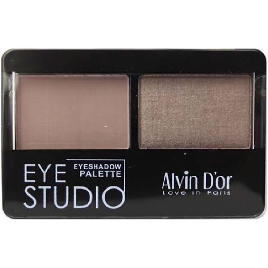 Тени для век Alvin D'or Eye Studio тон 04 розовый+бежевый