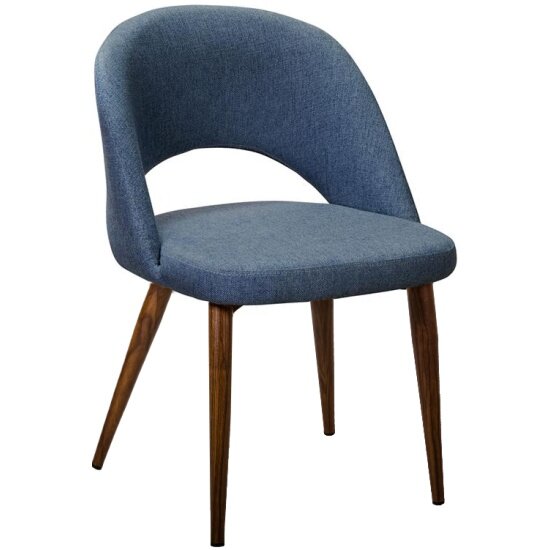 фото Кресло R-HOME Lars БлюАрт/Тёмный Орех