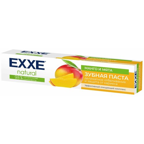 Exxe Зубная паста Natural Манго и мята, 75 мл