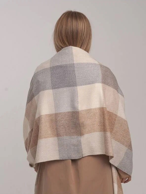Палантин Cashmere для женщин,180х70 см, бежевый — фото 1
