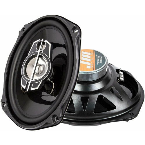 Колонки автомобильные Kicx JM-693 180Вт 90дБ 4Ом 16x23см 6x9дюйм ком2кол коаксиальные трехполосные 343100₽