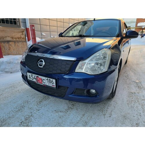 Утеплитель радиатора и бампера для Nissan Almera 2012 -2018 G15 (Комплект 2 детали)