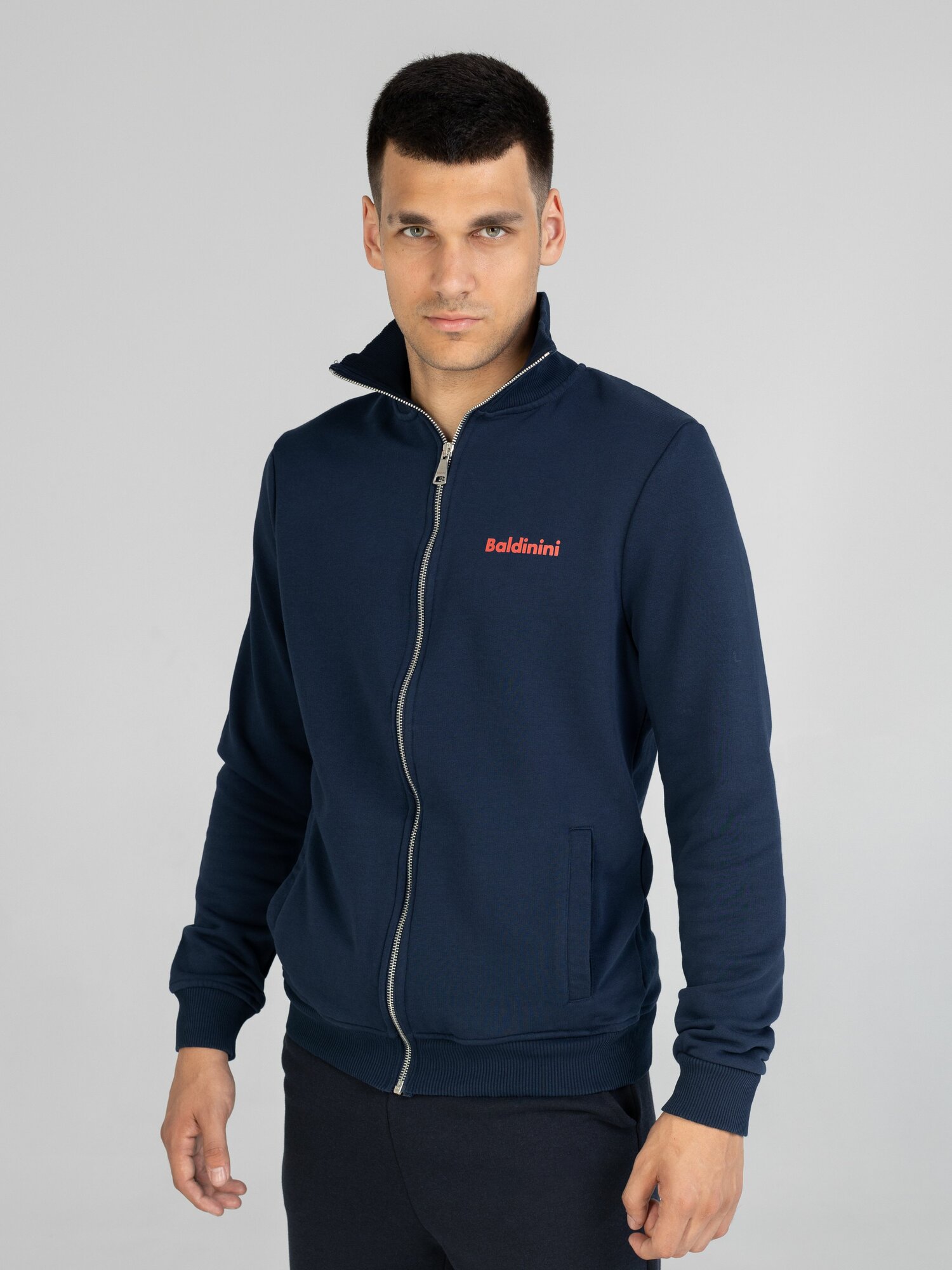 Толстовка Baldinini, размер M, , темно-синий — фото 1