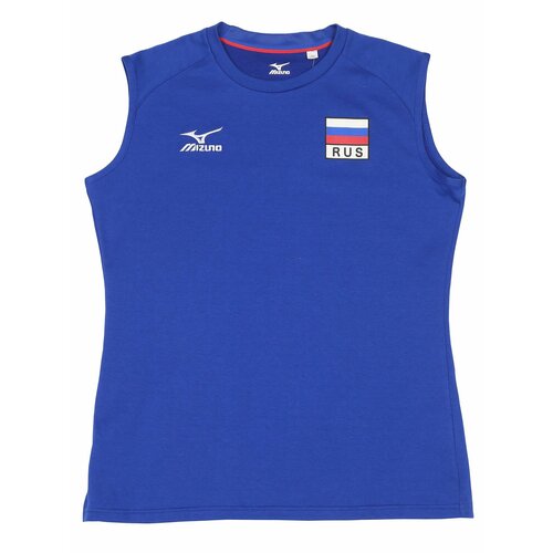фото Майка спортивная mizuno, размер 2xl, синий