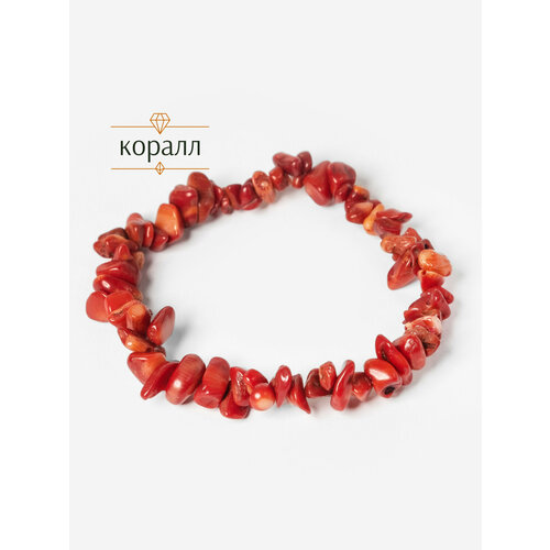фото Жесткий браслет bl jewelry, коралл, 1 шт., размер 21 см, диаметр 6.7 см, коралл