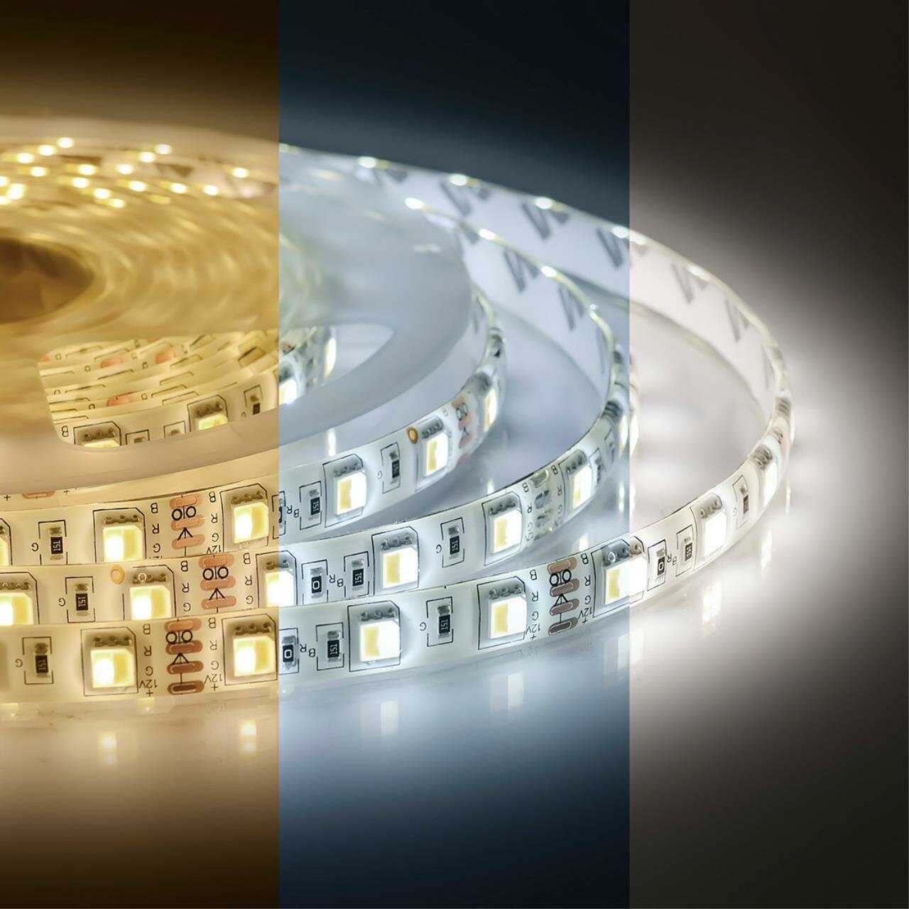 00-117 Светодиодная лента 12В 144Вт м smd5050 60д м IP65 700Лм м ширина подложки 10мм 5м х