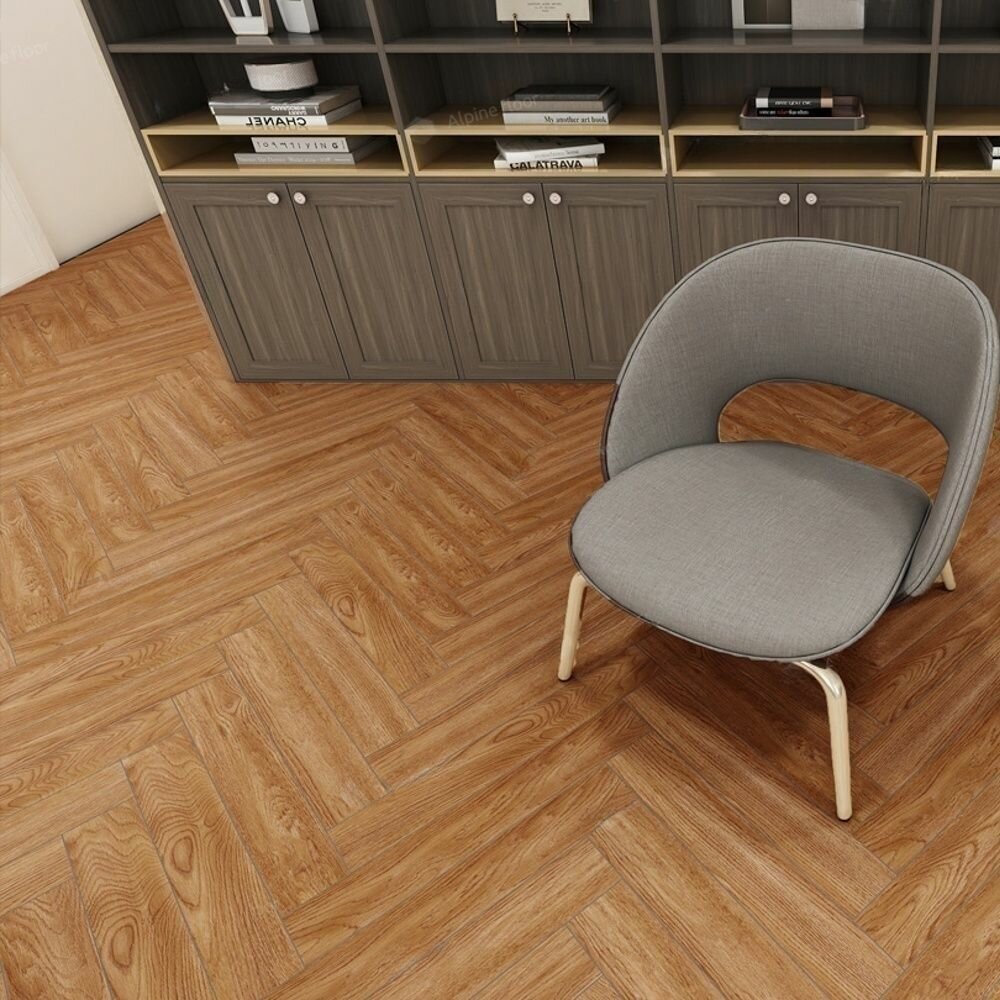 Ламинат Alpine Floor Herringbone 10 ёлка LF107-10 Дуб Венето (600х100х10), 1,56 м2