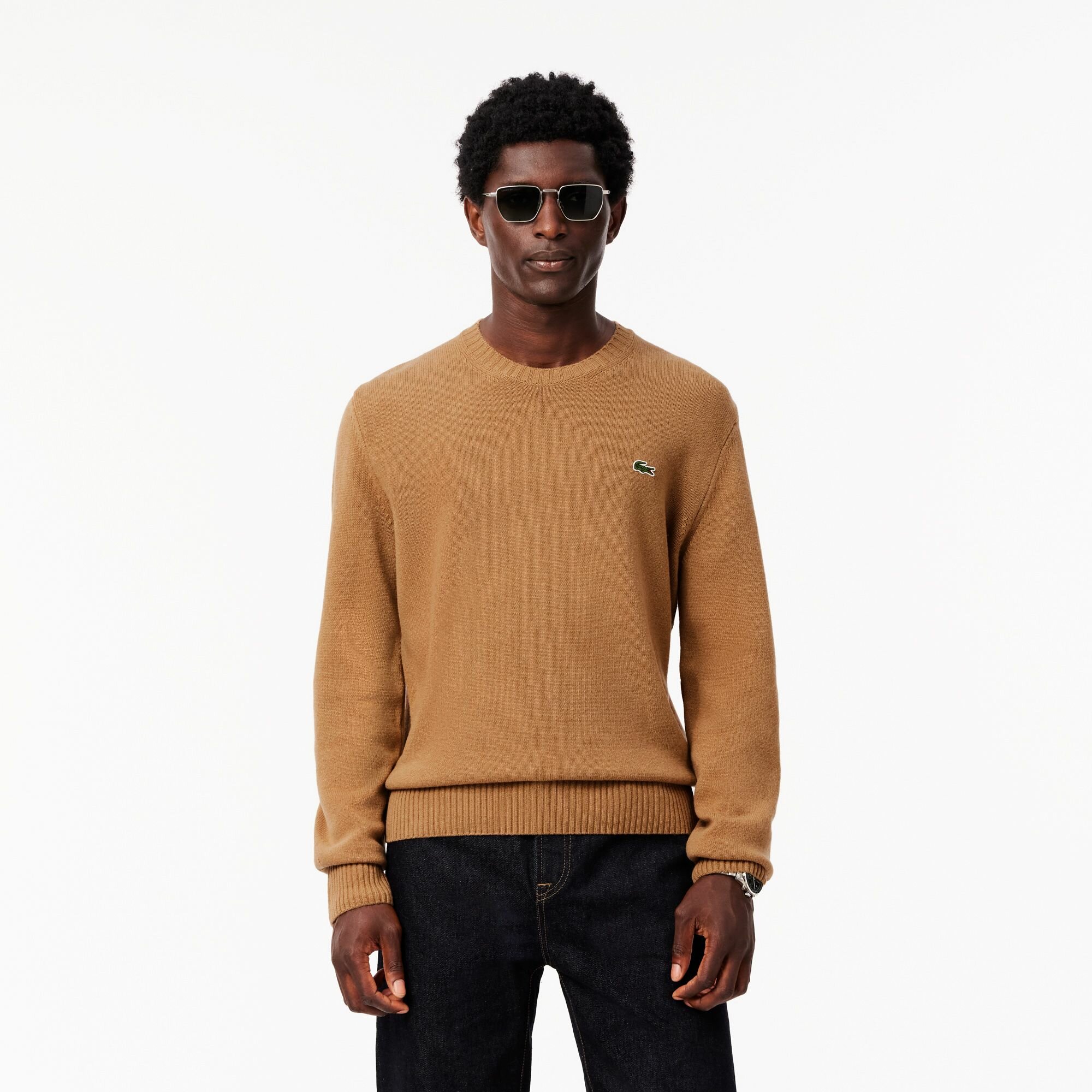 Свитер LACOSTE, размер T5, , коричневый