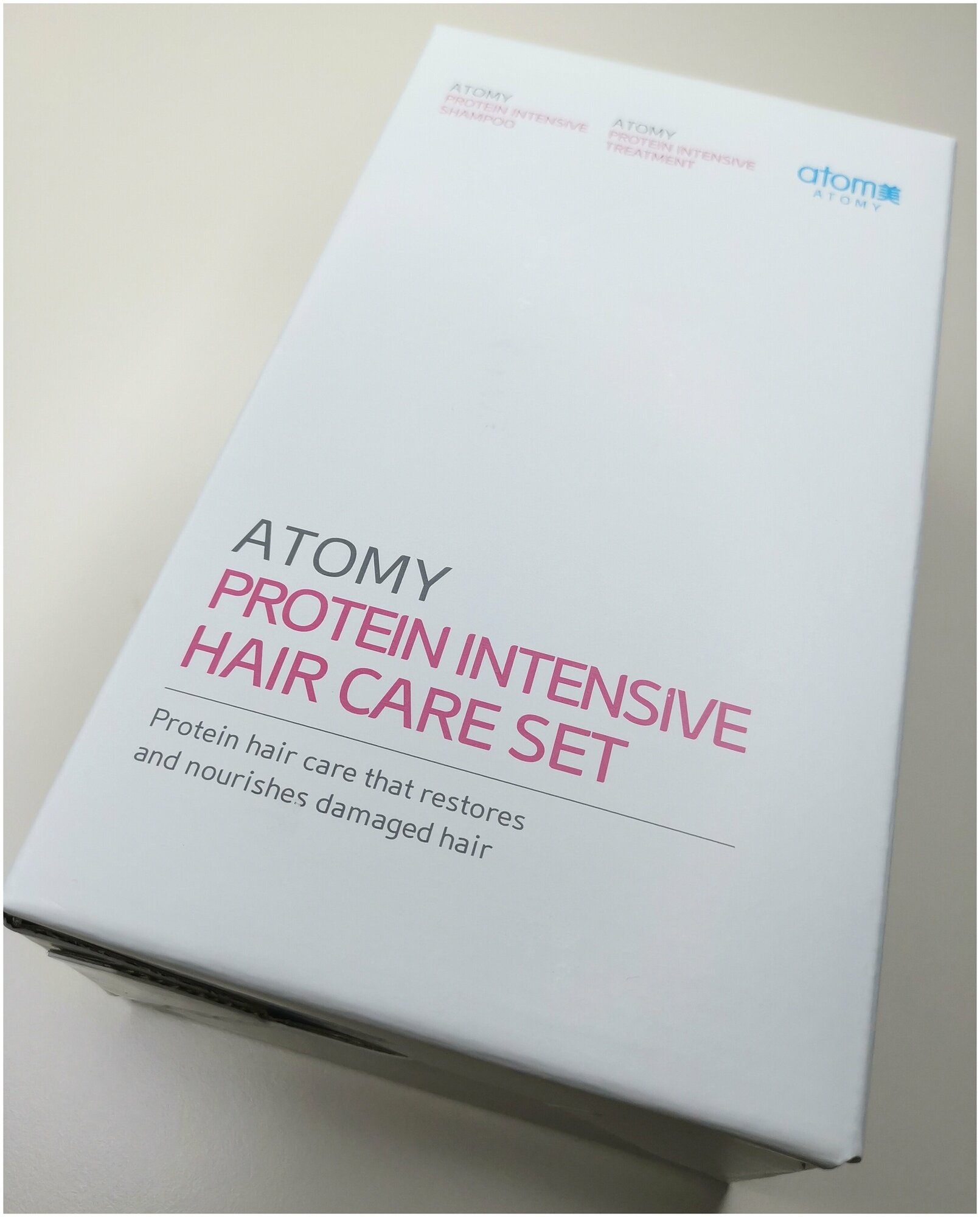 Набор для волос Atomy Protein Intensive, с протеинами, шампунь и маска — фото 1