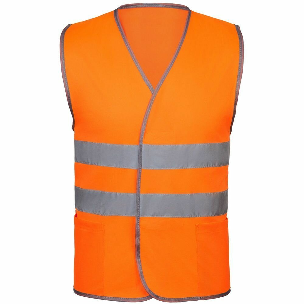 Жилет светоотражающий сигнальный мужской рабочий Reflector оранжевый размер 3XL