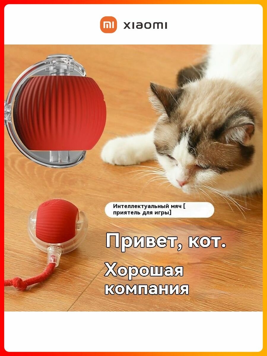 Изображение Xiaomi Игрушка для гадаванец, интерактивная, умная дразнилка для кошек,