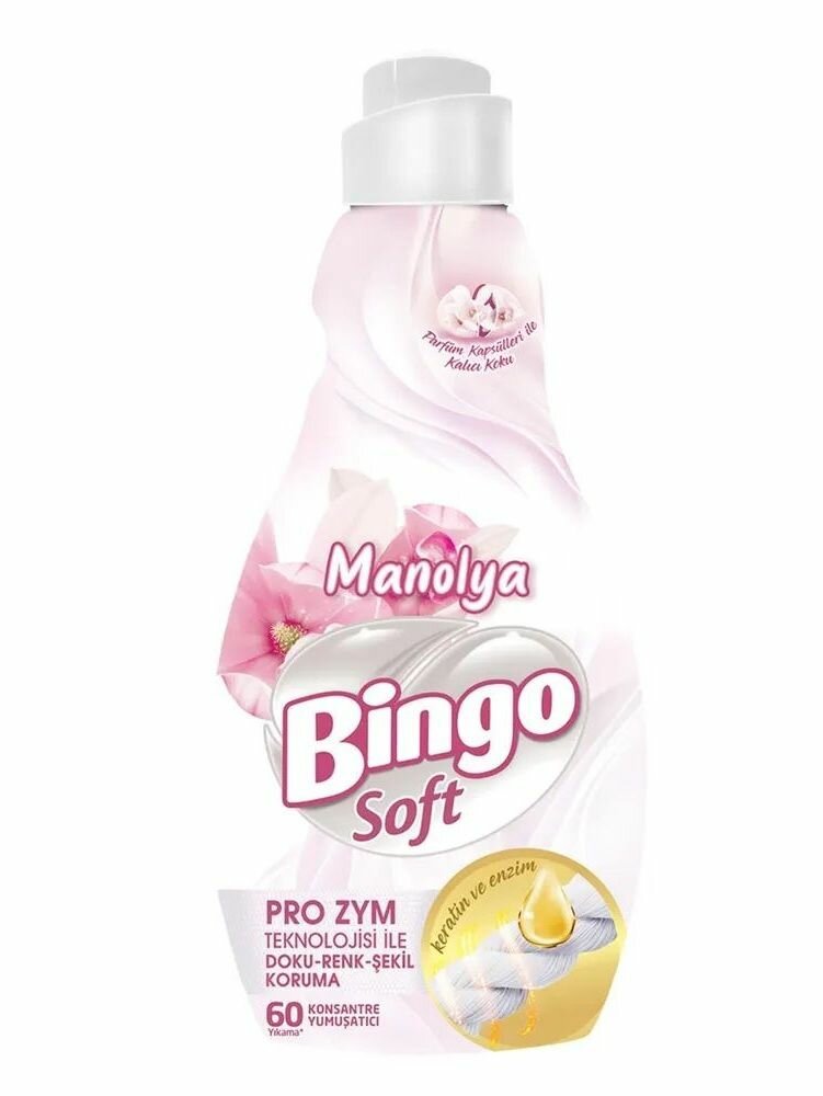 Кондиционер для белья Bingo Soft Manolya (Магнолия) 1440 мл