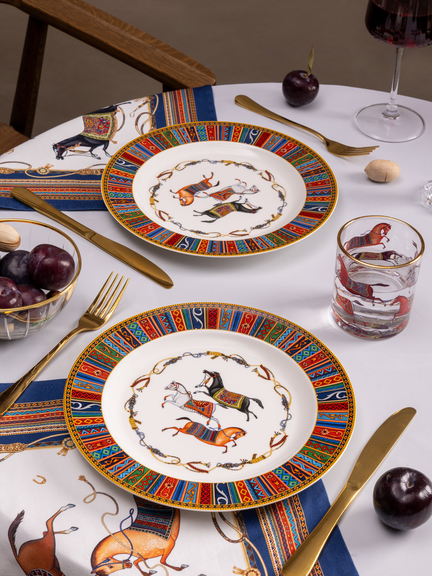 Набор тарелок обеденных Lefard "Passage", 25 см, 2 шт, фарфоровые — фото 1