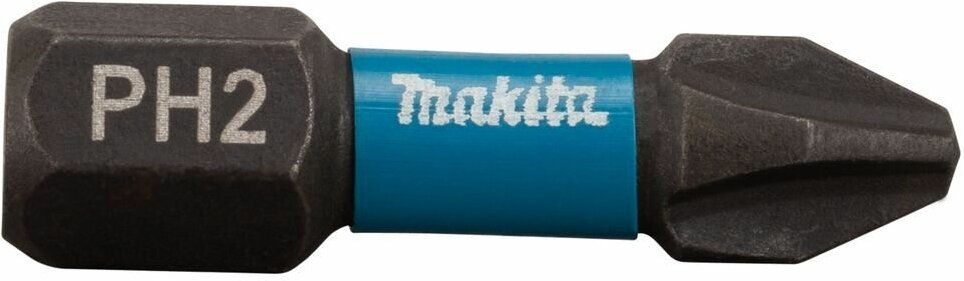 Бита Impact Black PH2, 25 мм, C-form, 2 шт Makita B-63616