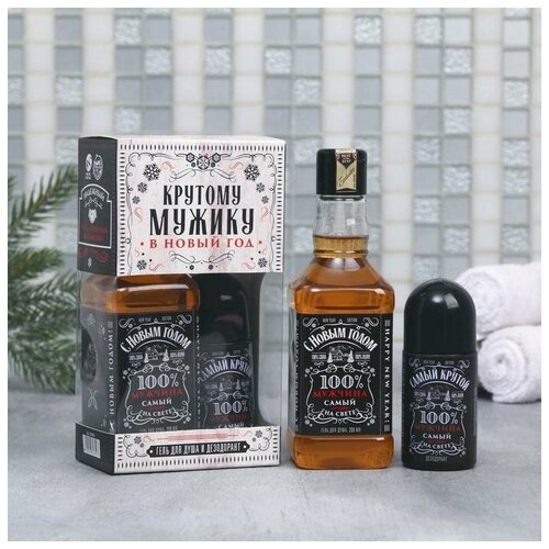 фото Набор «крутому мужику» гель для душа виски, дезодорант mikimarket