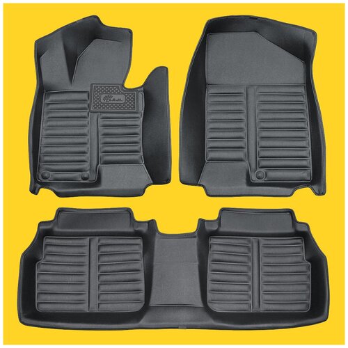 фото 5d коврики в салон hyundai sonata vi, 2009-2013. большие бортики и площадь. laji