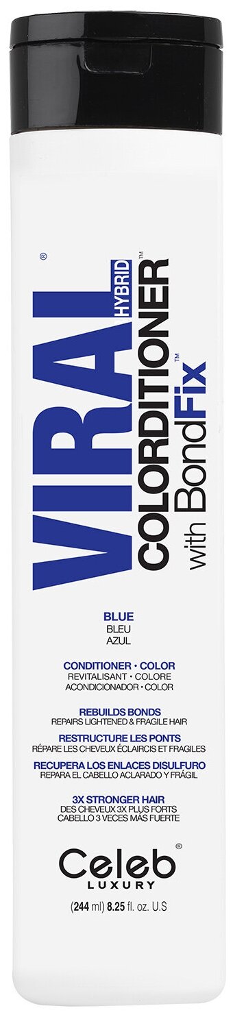 Celeb luxury Кондиционер тонирующий Синий Viral Blue Colorditioner 244 мл