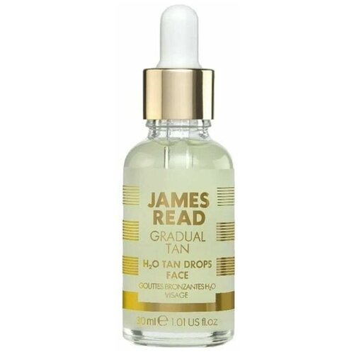 James Read Gradual Tan H2O Tan Drops Face 30 мл james read капли концентрат освежающее сияние h2o tan drops face серия gradual tan 30 мл