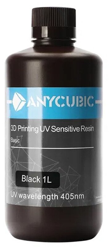   Anycubic Basic Colored UV Resin  3D  405  (Black) 1 