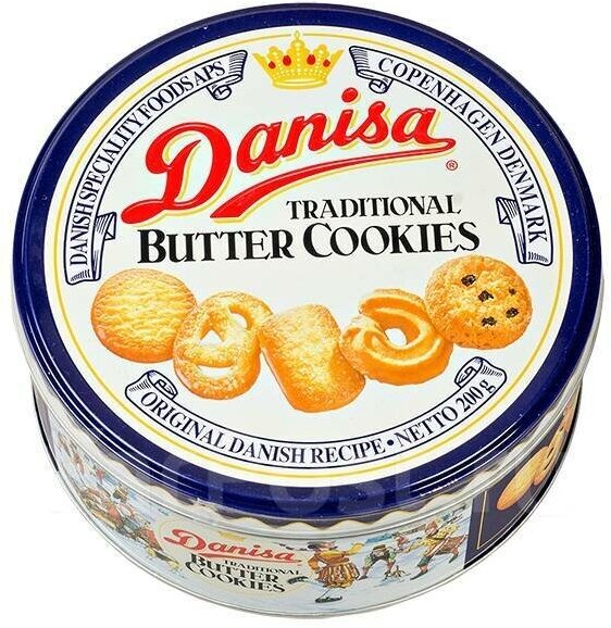 Печенье Danisa Butter Cookies cдобное, 200 г.