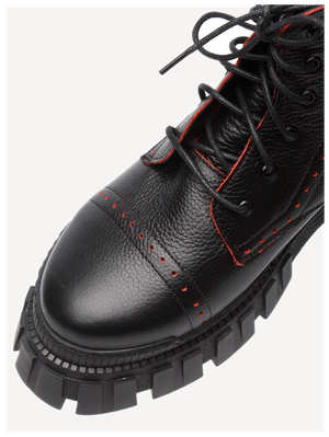 Ботинки CORVETTO, зимние,натуральная кожа, полнота 8, размер 38, красный,черный — купить в интернет-магазине по низкой цене на Яндекс Маркете