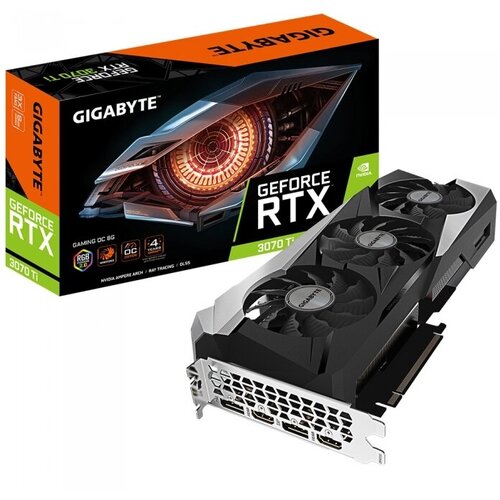 Видеокарта 8 Gb Gigabyte GeForce RTX3070 Gaming OC GV-N307TGAMING OC-8GD 6064800₽