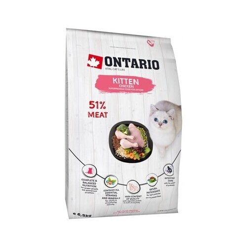 Ontario Для котят с курицей и индейкой (Ontario Kitten Chicken) 213-10033, 0,400 кг (10 шт)