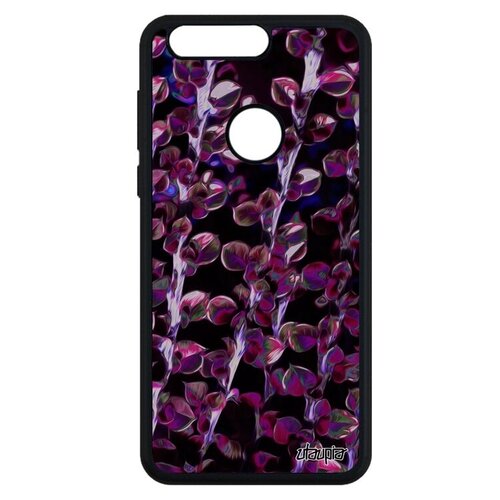фото Необычный чехол для мобильного // honor 8 // "ветви" природа верба, utaupia, фиолетовый