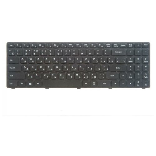 Клавиатура для ноутбука Lenovo Ideapad 100-15IBD 100-15IBY 300-15 B50-80 B50-50 чёрная с рамкой гор Enter 9Z NCSSN20R 1000₽
