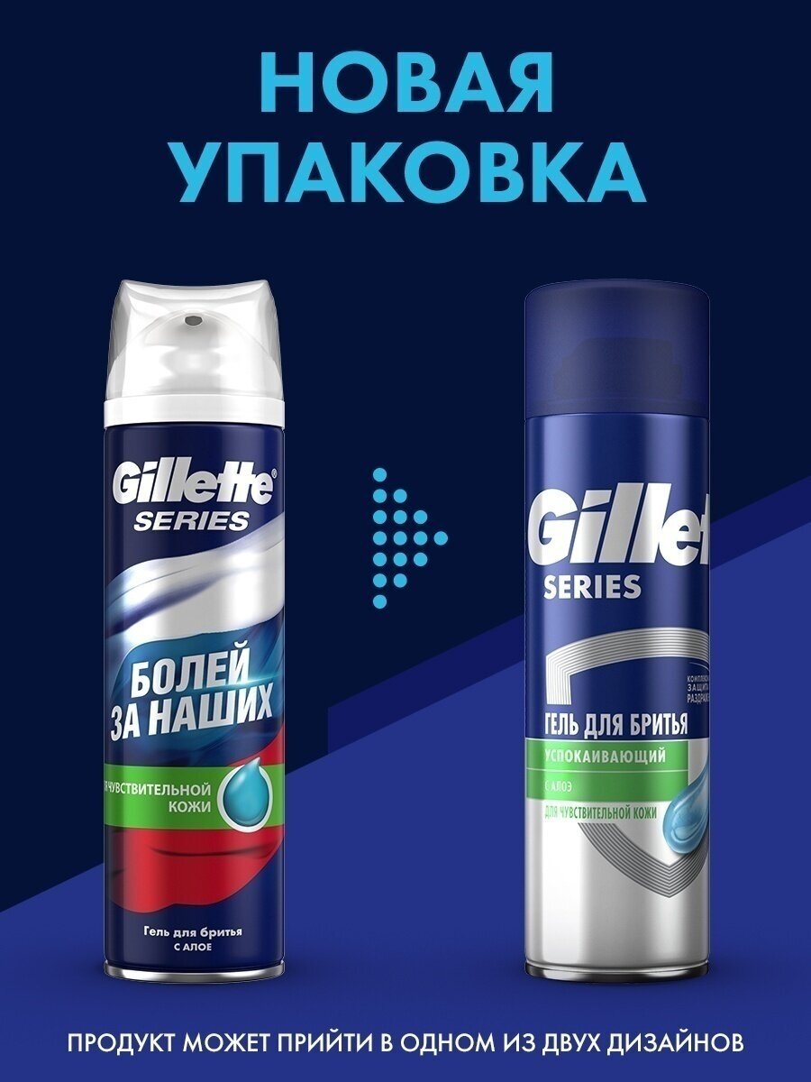 Гель для бритья Gillette Series Очищающий с углем 200мл - фото №7