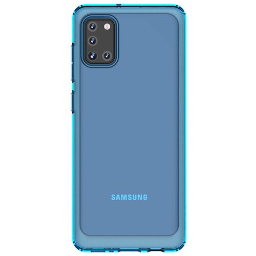 фото Чехол (клип-кейс) samsung galaxy m31 araree m cover синий (gp-fpm315kdalr)