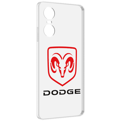 Чехол MyPads dodge-2 мужской для Tecno Pop 6 Pro задняя-панель-накладка-бампер
